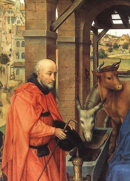 Rogier van der Weyden St Columba Altarpiece France oil painting art